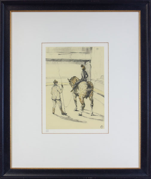 Circus Series Woman on Horse With a Trainer