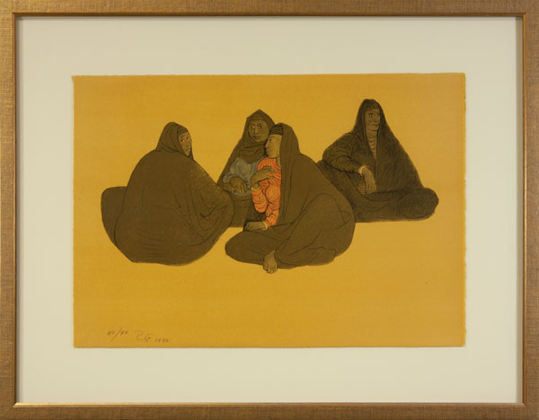 Four Seated women