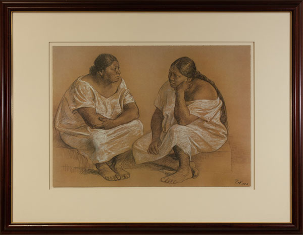 Two Seated Women