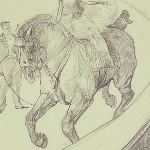 Circus Series Woman on Horse