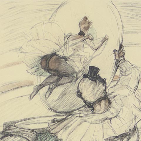 Circus Series Woman Through Hoop