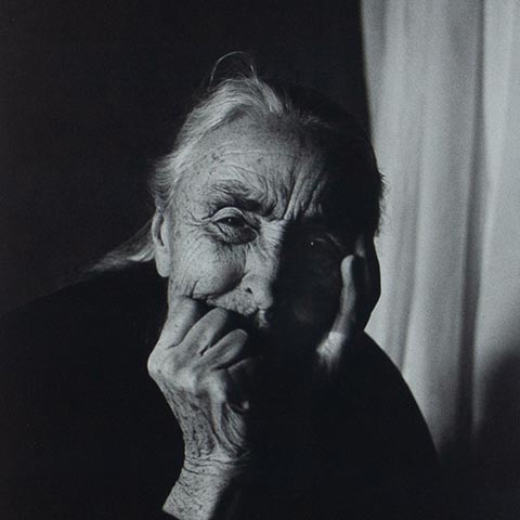 Georgia O'Keeffe Pensive