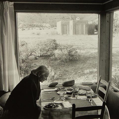 Georgia O'keeffe at the Table