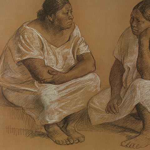 Two Seated Women